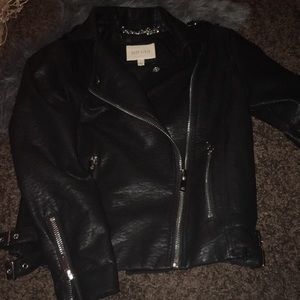 Moon River Vegan leather Jacket